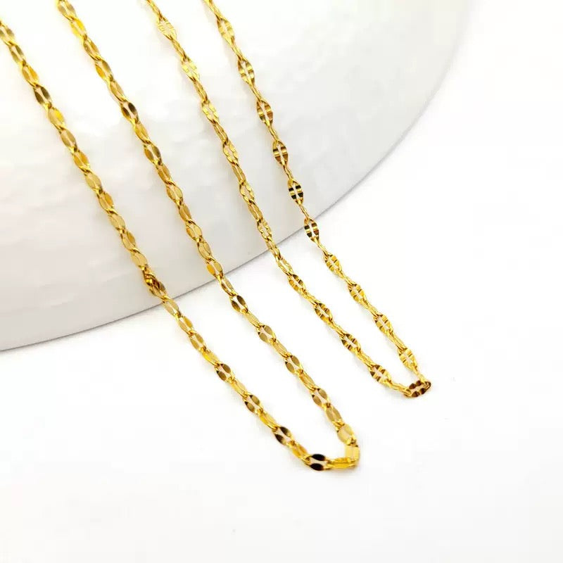 Titanium steel chain stainless steel chain various tail chain beads snake chain by meter