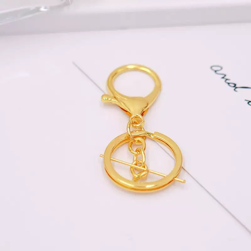 Keychain Set of Three Pieces: Lobster Clasp Chain, Lobster Clasp, Lobster Clasp, Lobster Clasp with Fixed Brooch Converter 20pcs