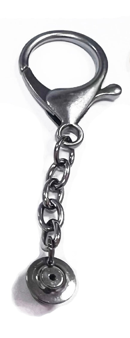 Keychain Set of Three Pieces: Lobster Clasp Chain, Lobster Clasp, Lobster Clasp, Lobster Clasp with Fixed Brooch Converter 20pcs