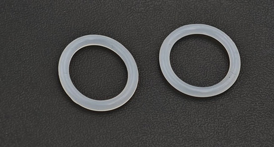 Stainless steel beads + rubber ring for glasses, stainless steel springs + silicone ring various glasses fixing ring 100pcs