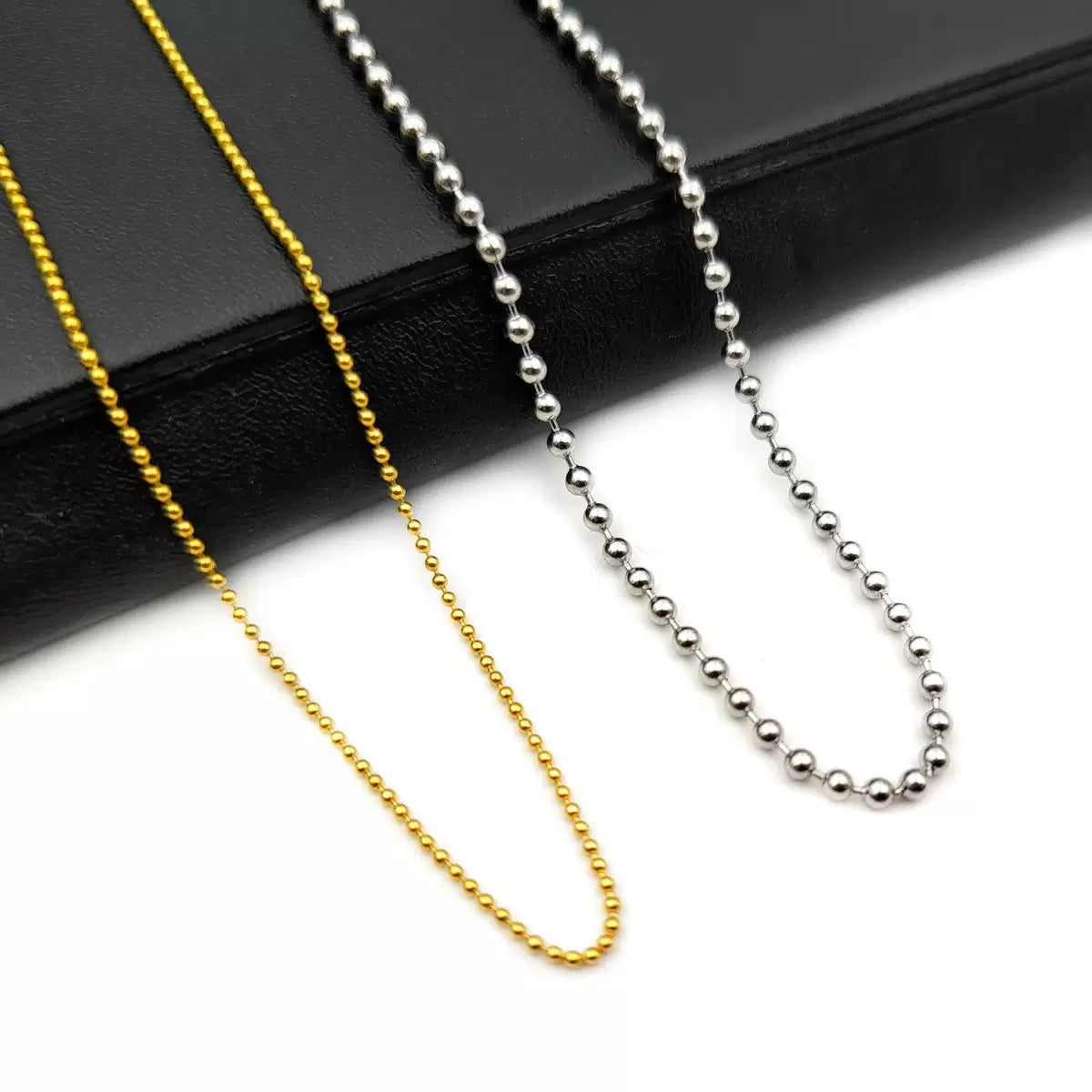 Titanium steel chain stainless steel chain various tail chain beads snake chain by meter