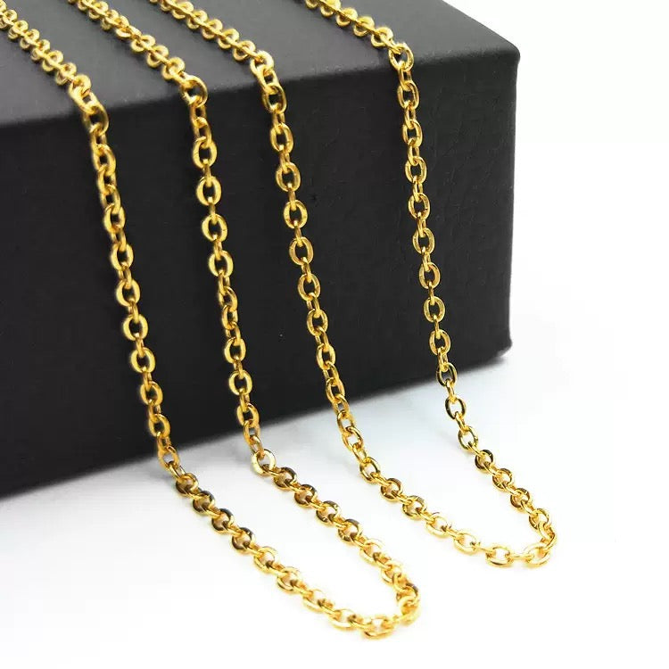 Titanium steel chain stainless steel chain various tail chain beads snake chain by meter