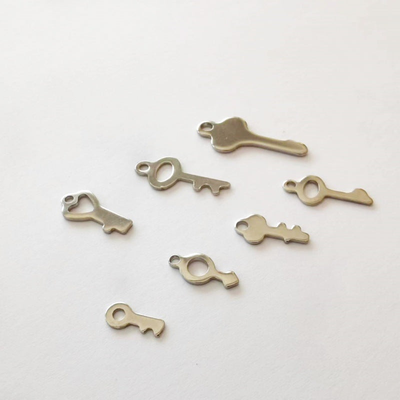 Stainless steel pendant round pendant logo pendant necklace pendant 50pcs