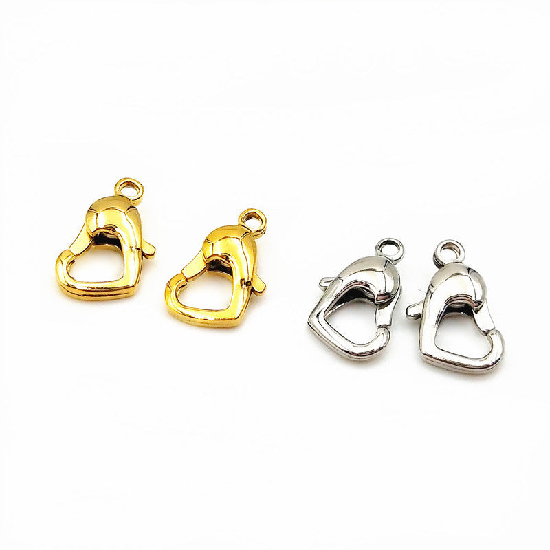 Stainless steel lobster clasp polished lobster clasp DIY jewelry accessory 100pcs