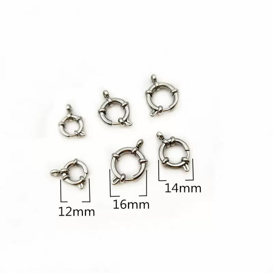 Stainless steel 316L water bubble clasp bracelet clasp necklace clasp 10pcs