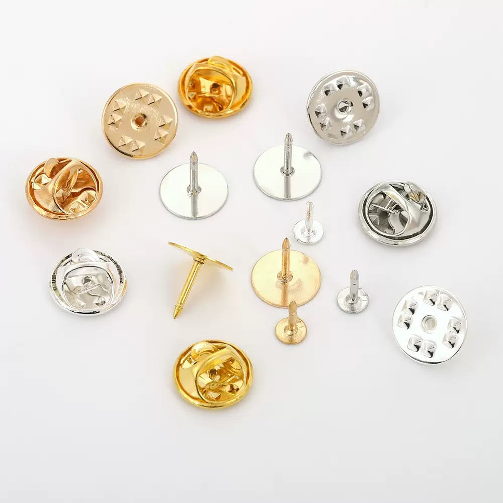 Butterfly brooch butterfly pin butterfly clasp accessory for hats, DIY handmade clothing accessories jewelry accessories 100pcs